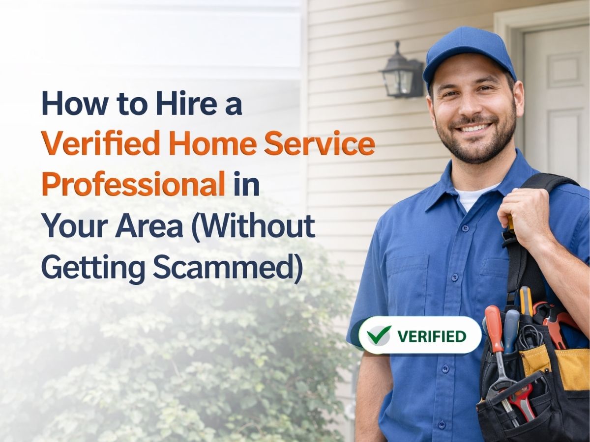How to Hire a Verified Home Service Professional in Your Area (Without Getting Scammed)