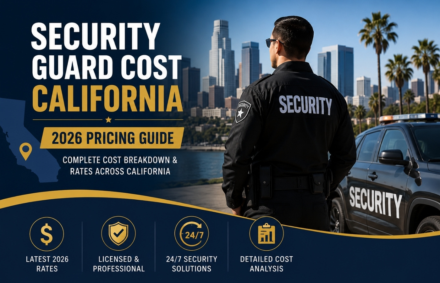 How Much Does a Security Guard Cost in California? (2026 Pricing Guide)